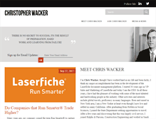 Tablet Screenshot of chriswacker.com